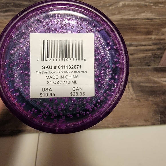 Starbucks Cold Cup Tumbler Venti 24 oz Summer 2022(Purple Bubble Emoji) - Picture 2 of 3